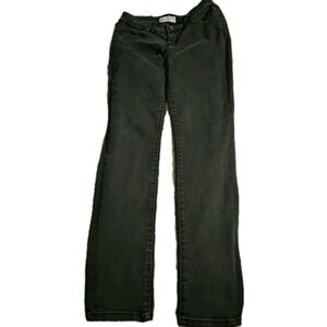 BKE Victoria Skinny Jeans‎ Womens 25 Black Stretch Mid Rise Buckle Denim
